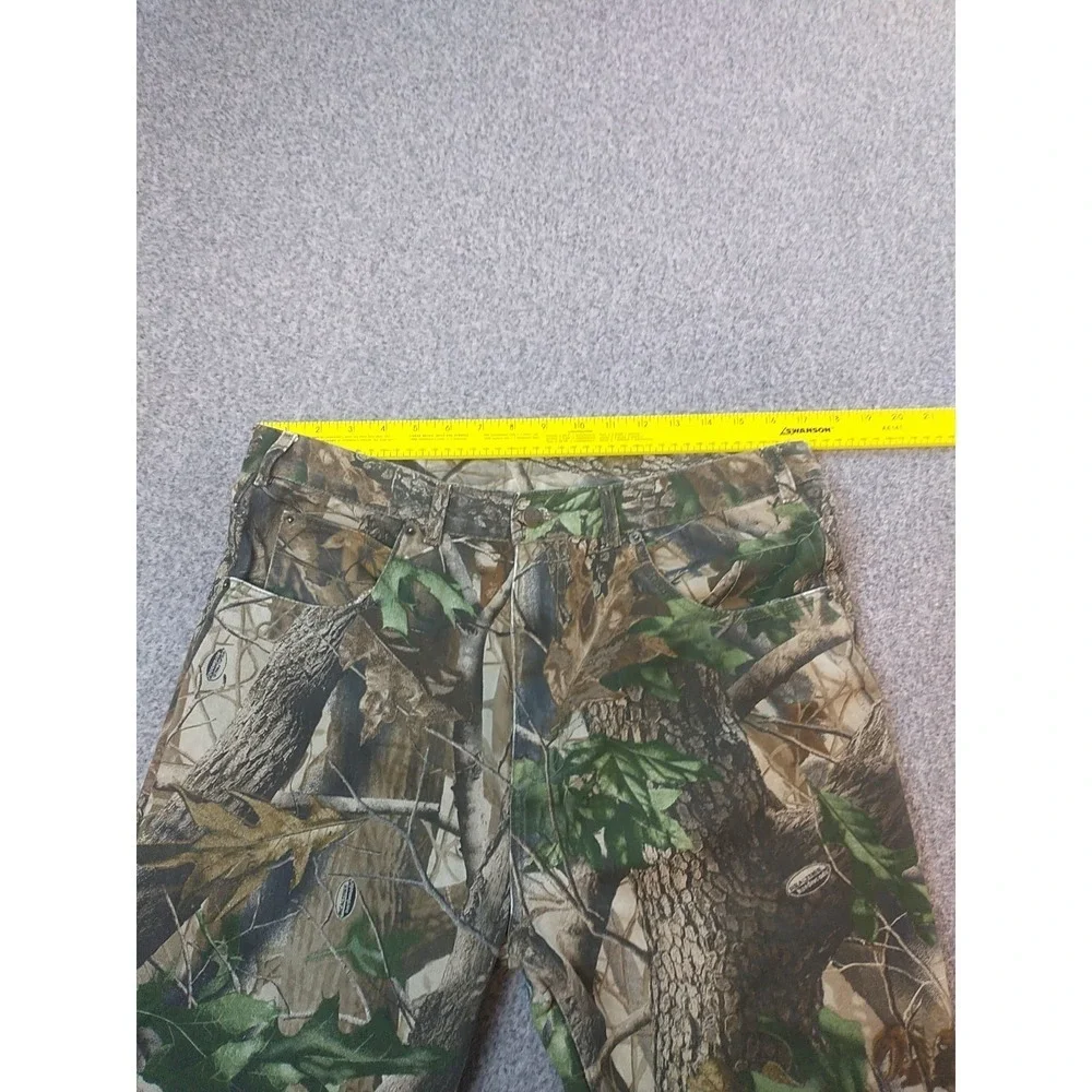 RealTree Hardwoods Camo Pants Mens 34x29 Brown Green Forest Camouflage Hunting